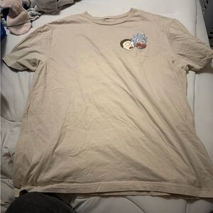 Ripple Junction Beige Rick and Morty T-Shirt